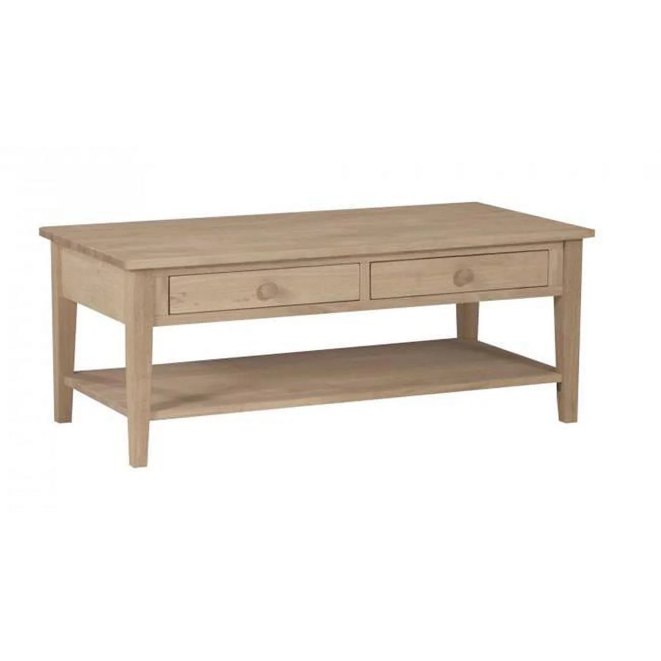 Spencer coffee table  Unfiinished