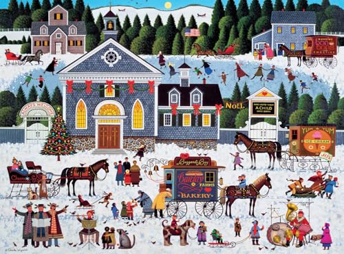 Buffalo Games - Charles Wysocki - Churchyard Christmas - 1000 Piece Jigsaw Puzzle