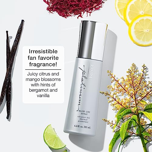 Kenra Platinum Blow-Dry Spray | Time-Saving Heat Protectant | Detangles, Smooths, and Softens | Eliminates Frizz & Resists Humidity | Medium To Coarse Hair