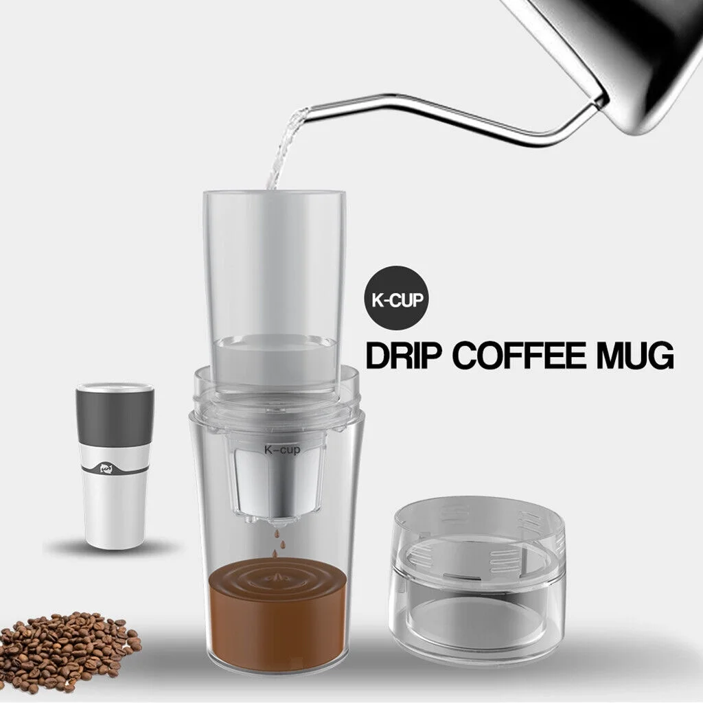 Portable Mini Single Serve Coffee Maker Drip Instant Coffee Machines