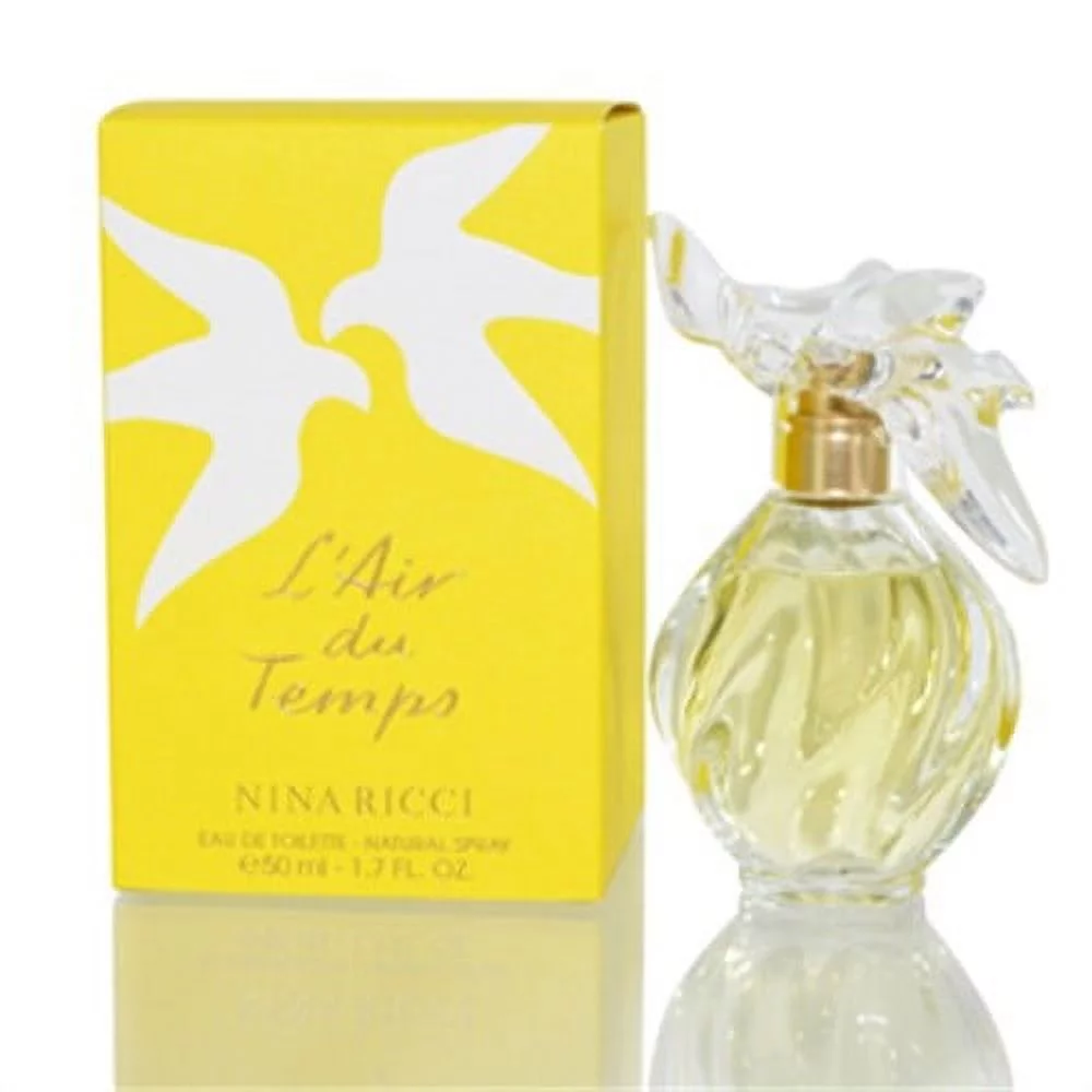 L'Air Du Temps by Nina Ricci Eau De Toilette Spray With Bird Cap 1.7 oz for Women