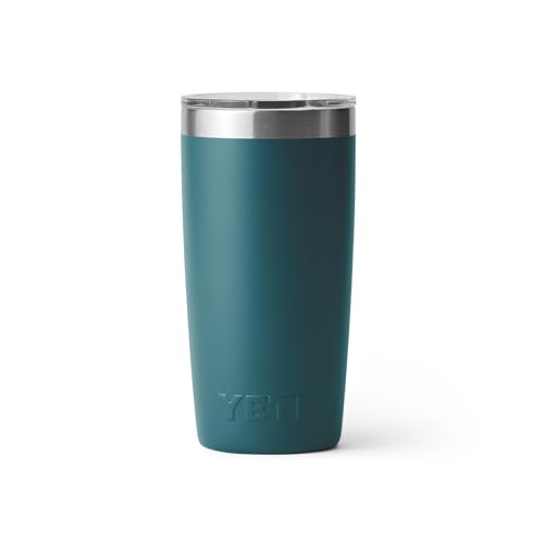 YETI Rambler 10 oz Tumbler, Stainless Steel, Vacuum Insulated with MagSlider Lid, Firefly Yellow