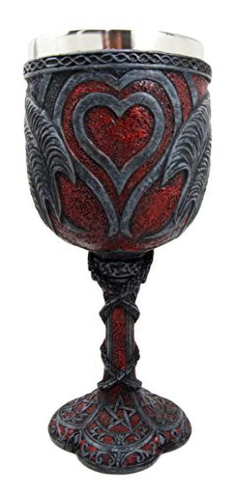 Atlantic Collectibles Celtic Dual Dragon Heart Vial Of Blood 7