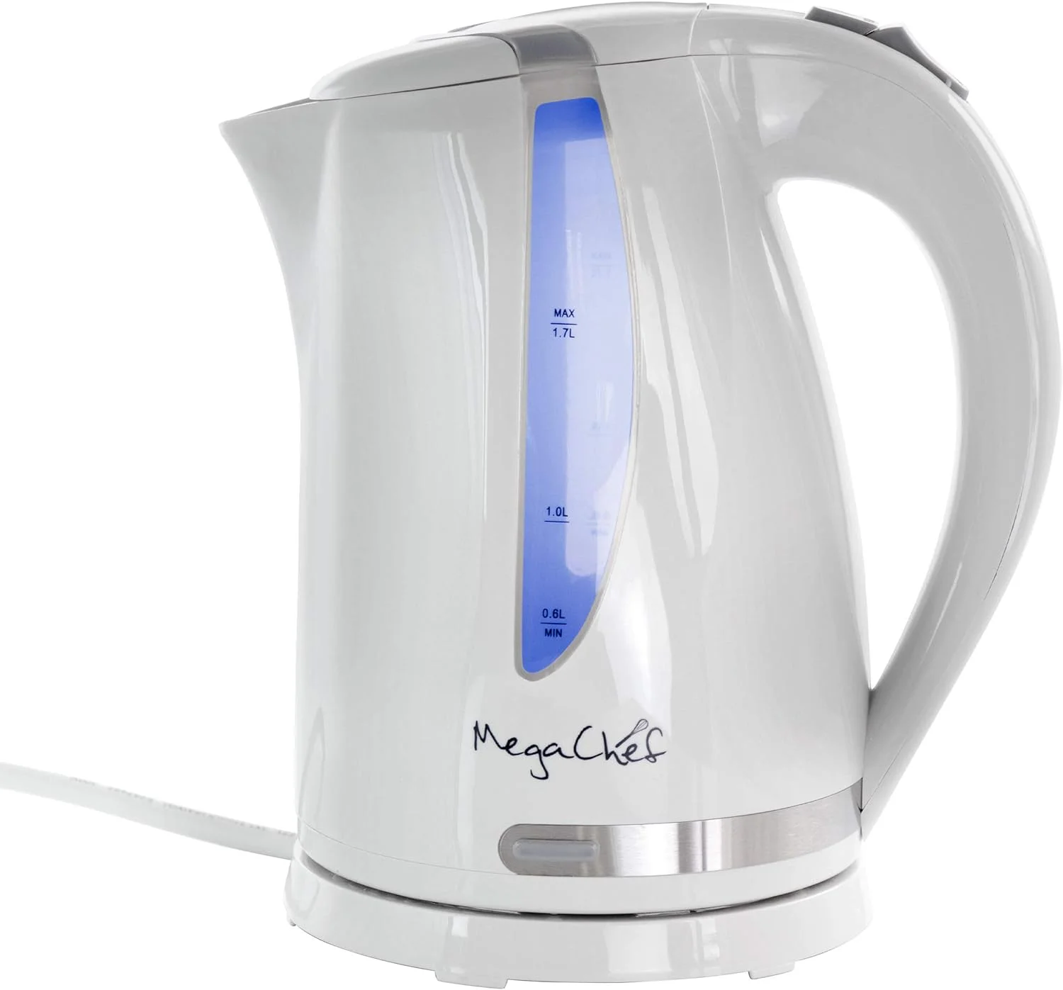 Chef 1.7Lt. Plastic Electric Tea Kettle In White