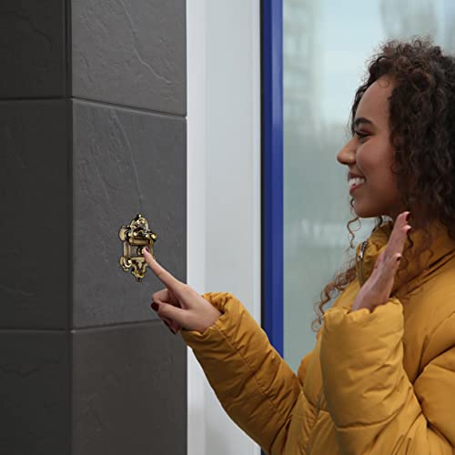Door Bell Button – Bell Push Button – Doorbell Chime Wired - Doorbell Button Wired – Door Bell Ringer Button – Doorbell Button Replacement – Wired Doorbell Button - Antique Black Finish