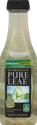 Pure Leaf Iced Tea, Green Tea, Unsweetened, 18.5 Fl Oz
