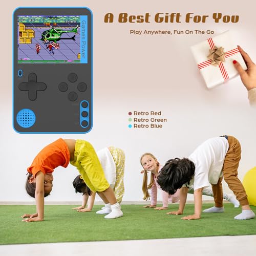 Tiny Retro Handheld Game Console with 500 Built-in Classic Arcade Games, Featuring a 2.4