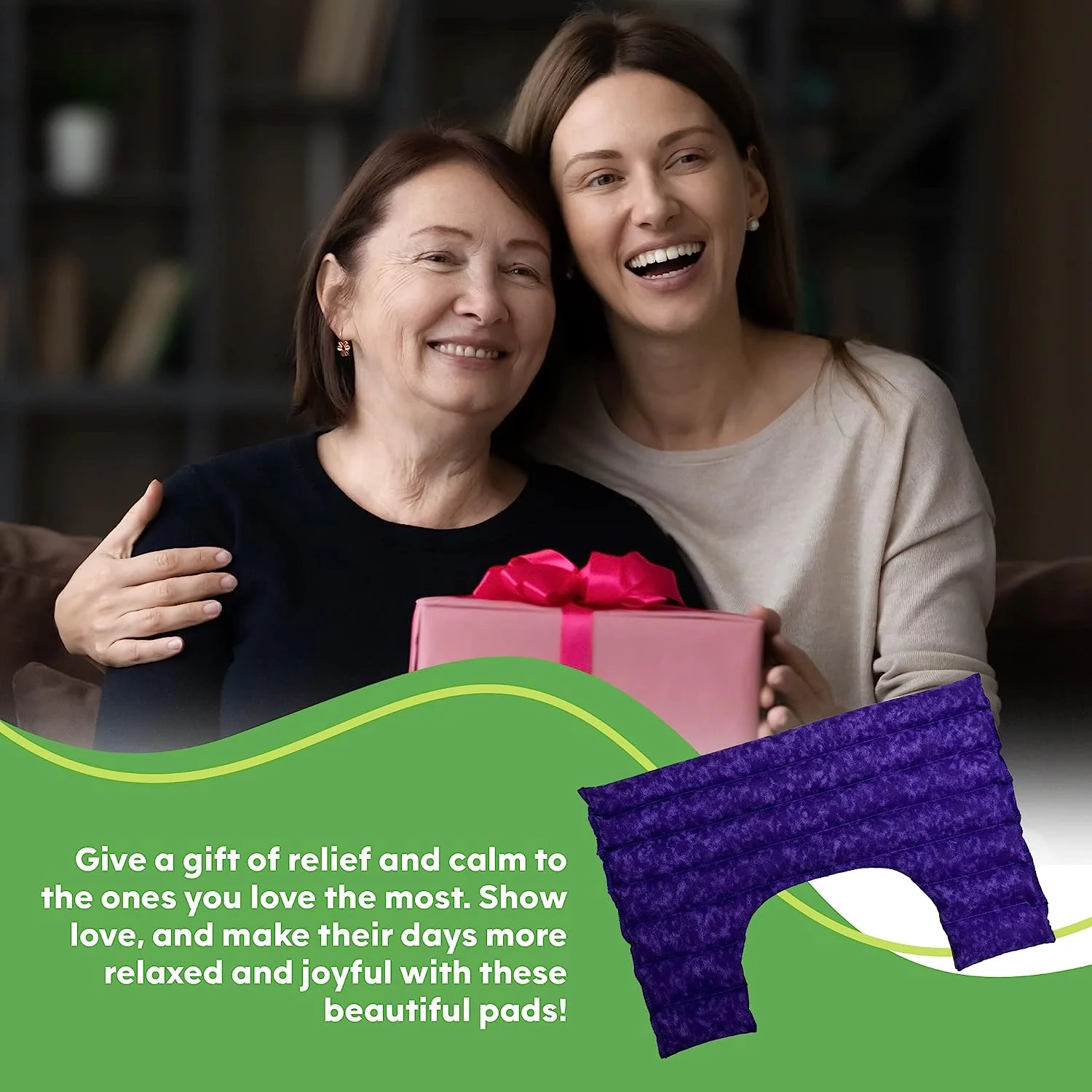 Nature Creation 10019-BLU Shoulder Wrap Herbal Hot and Cold Pack - Blue