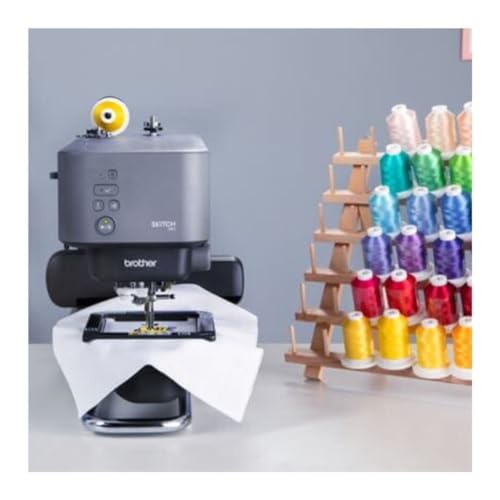 Brother Skitch Single-Needle Embroidery Machine powered by the required Artspira mobile app, 4” x 4” Embroidery Area, Bluetooth Connected