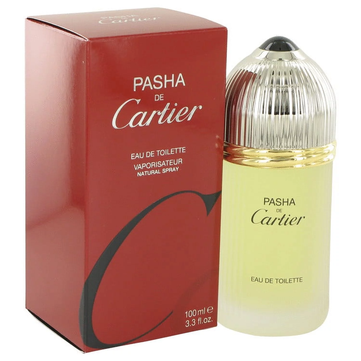 Cartier Pasha de Cartier Eau de Toilette for Men 3.3oz Spray Bottle