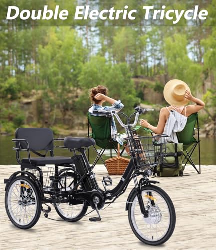 Adult Electric Tricycle Adult Tricycle 3 Wheel Bikes Adults Electric Three Wheel Bike