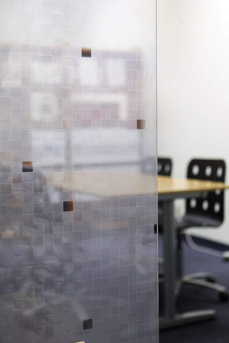 BDF 4ERL Erratic Line Etched Glass Decorative Window Film 48in X 22ft