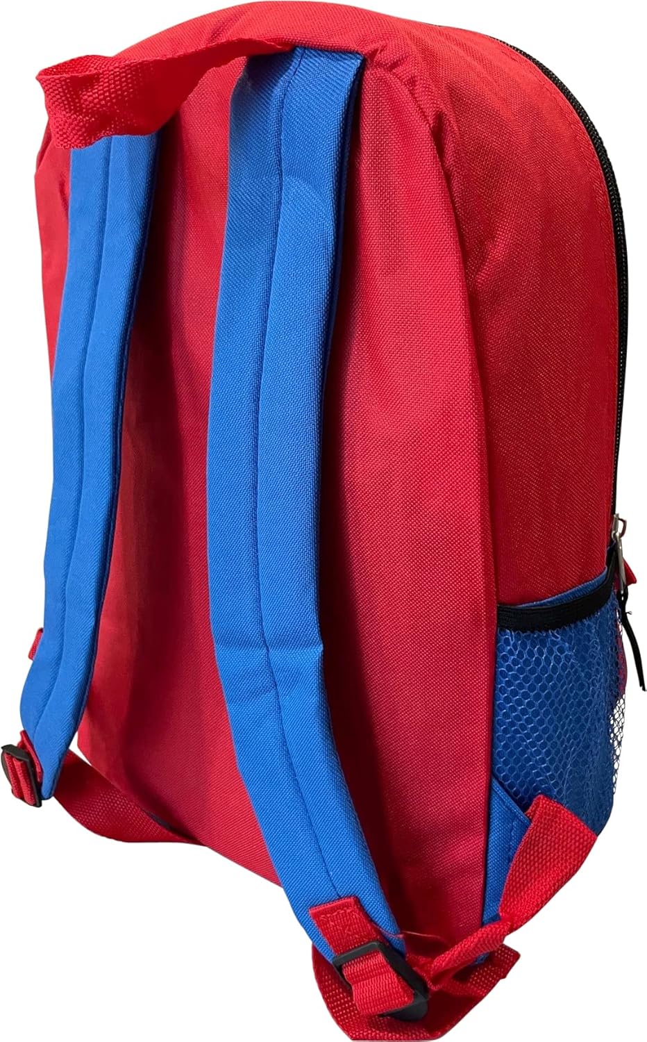 Marvel Avengers 15 Inch Kids Backpack With Removable Lunch Box Set (Red-Blue)