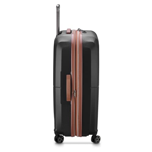 DELSEY PARIS Carrousel Hardside Expandable Luggage with Spinner Wheels, Navy, Carry-on 21 Inch