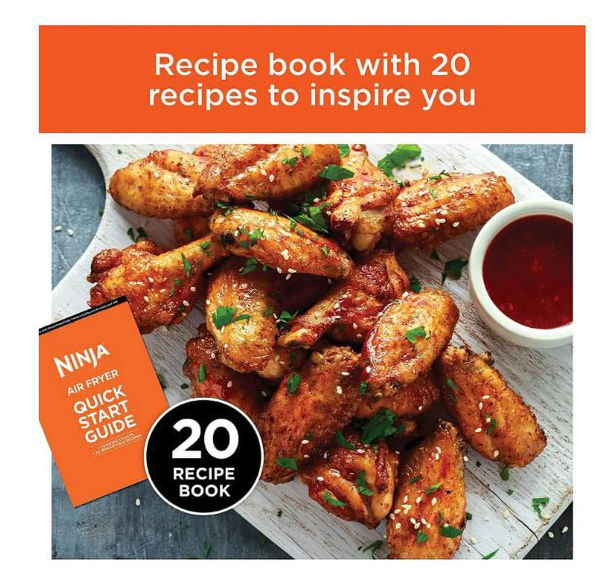 Built-In Smart  Black Large Electric Air Fryer 4 Qt