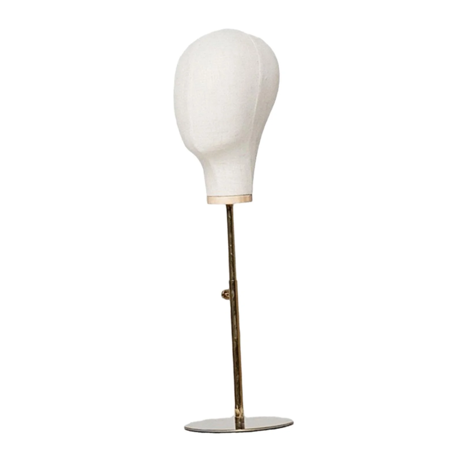 DOLITY Hat and Cap Display Stand Mannequin Head Model for Styling Salon Wigs Making 60cm Metal Base