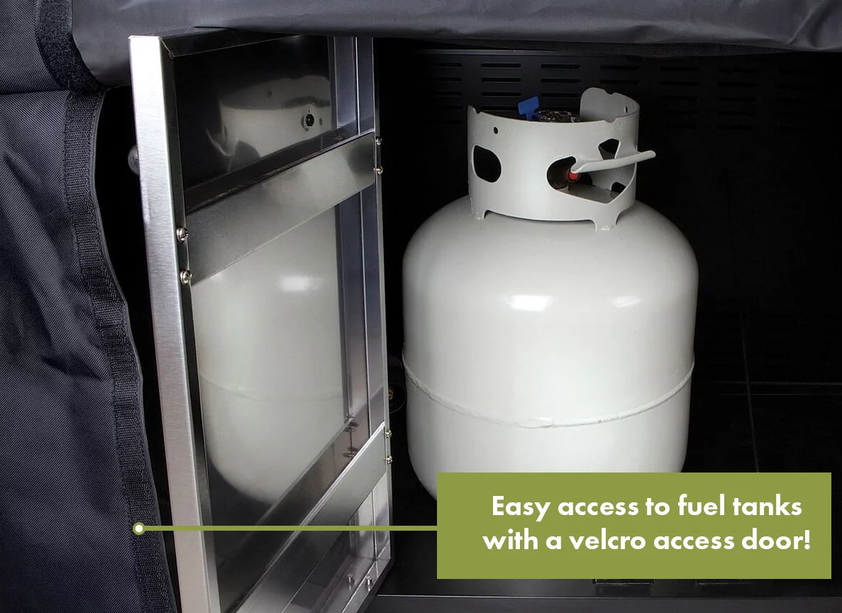 Cuisinart 65-In. Heavy-Duty Rectangular Grill Cover in Black