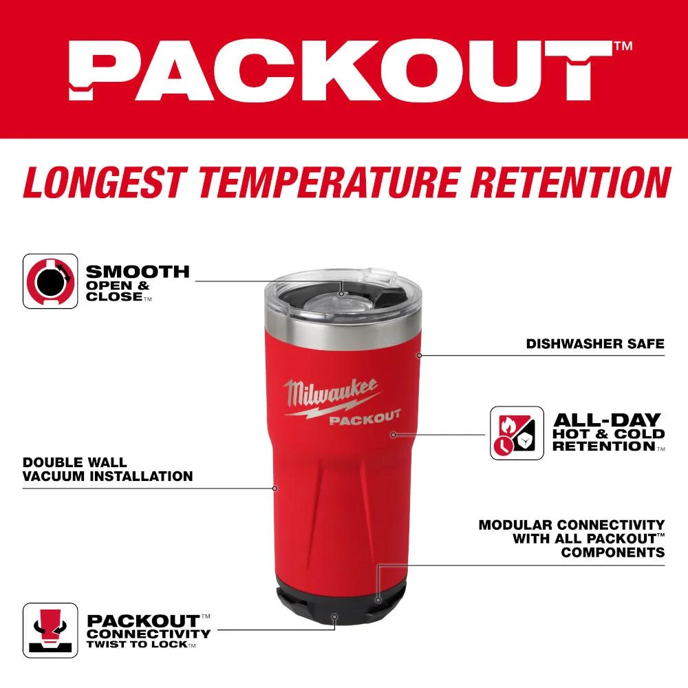 Milwaukee Packout Tumbler 20Oz
