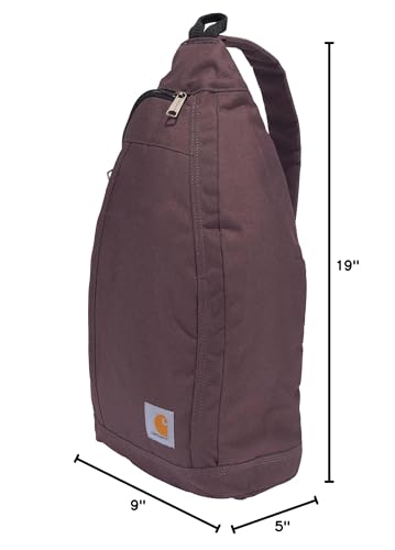 Carhartt Men's Sling Bag Sling Crossbody Backpack with Side Release Buckle & Tablet Sleeve