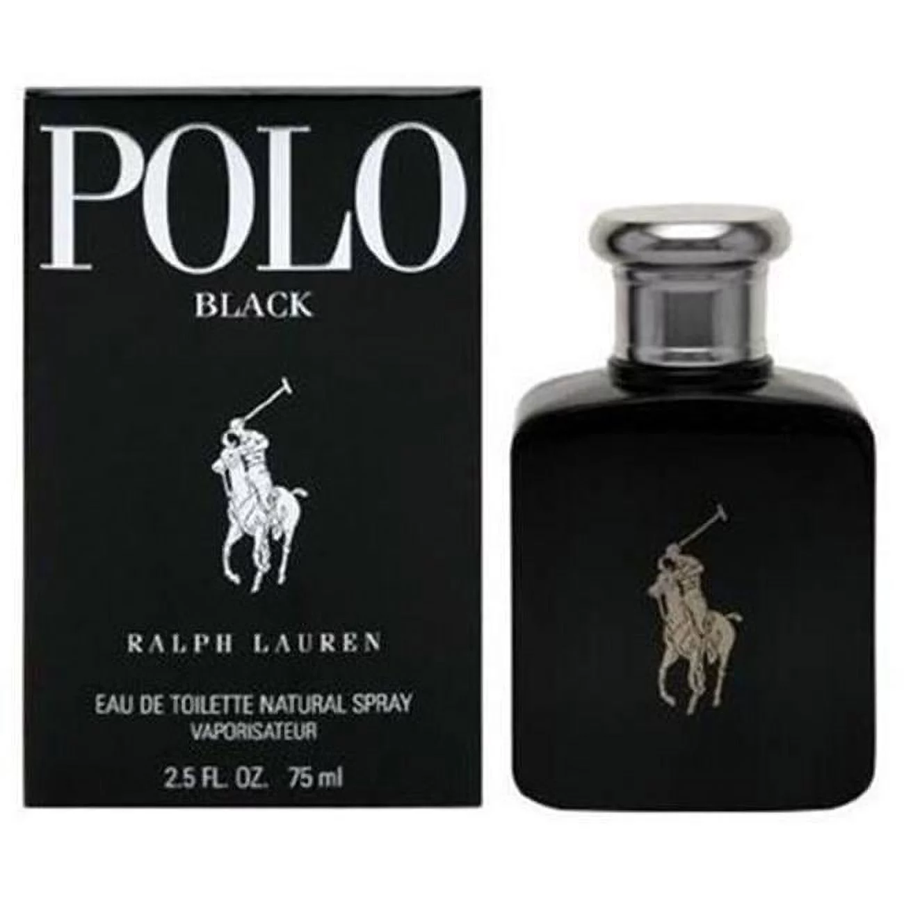 Ralph Lauren  2.5 oz Polo Eau De Toilette Spray for Men, Black