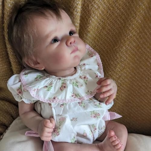 Reborn Baby Dolls - 20 inch Lifelike Realistic Baby Doll Real Life Baby Dolls Newborn Girl with Hand-Painted Veins, Posable Body, Gift with Complete Accessories for Kids, Parents, Collectors