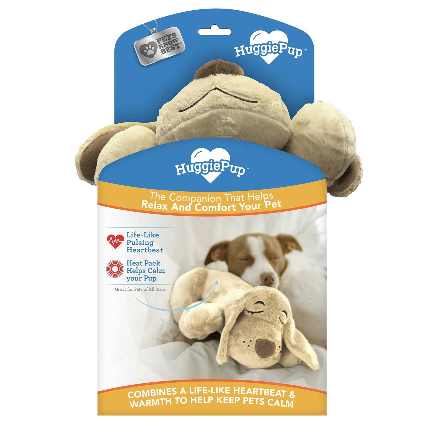 Pets Know Best HuggiePup Cuddly Puppy Behavioral Aid Toy - Pet Supplies online store
