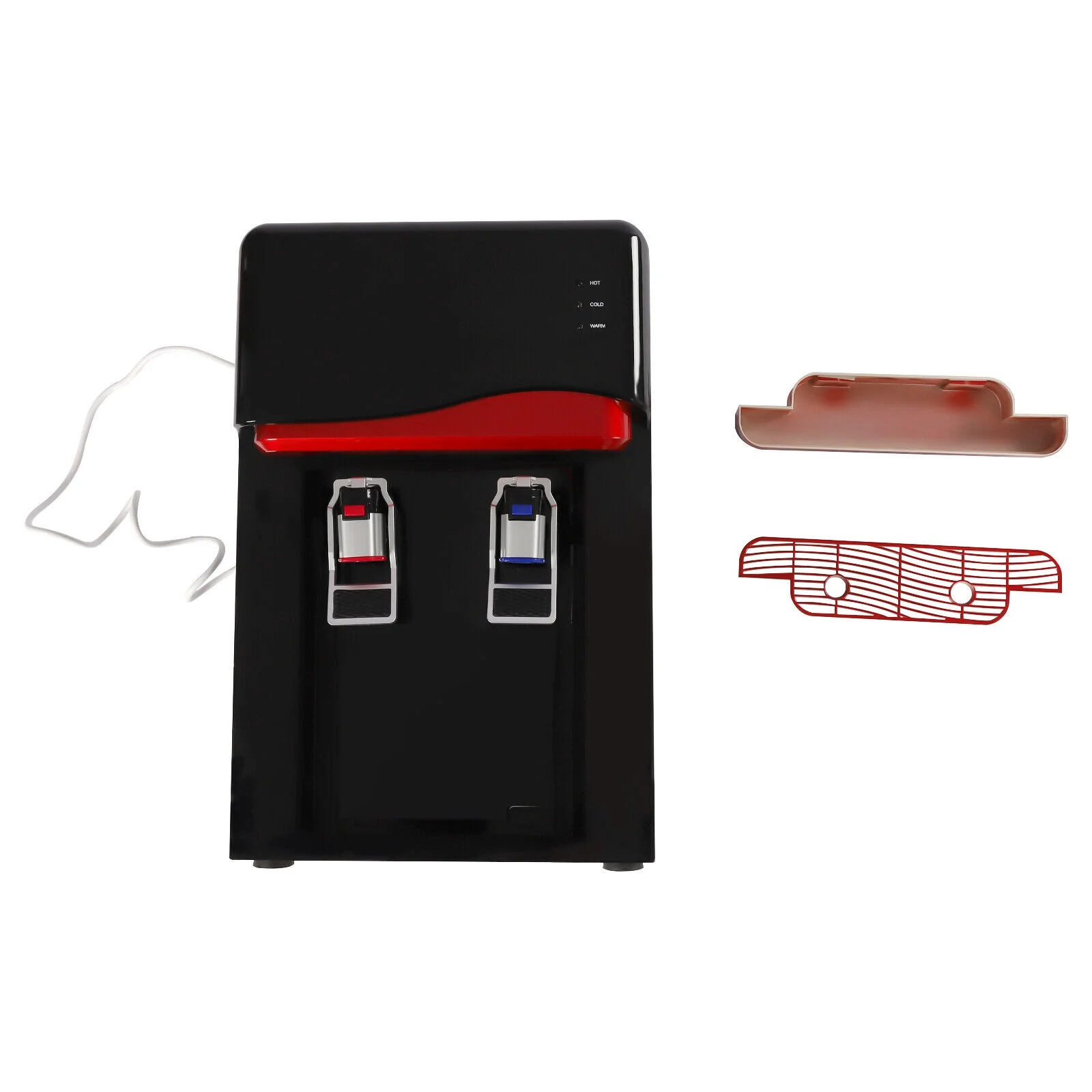 5 Gallon Electric Dispenser Hot Cold Water Cooler Child Safety Lock Drinking Fountain Machine