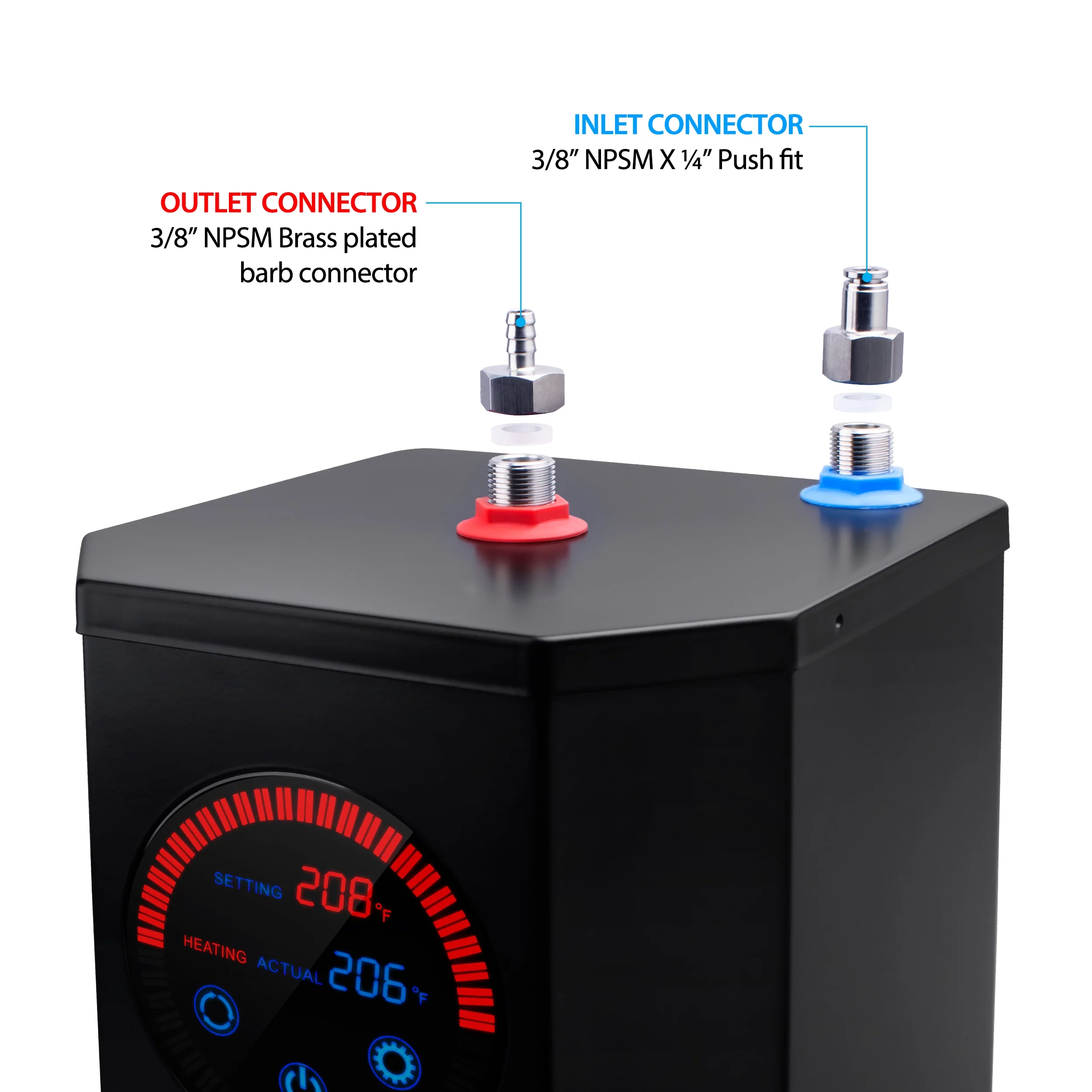 American Standard Kitchen Hot Water Dispenser 1500W with Chrome Single Handle Faucet 41-ASH-410-F575-CH