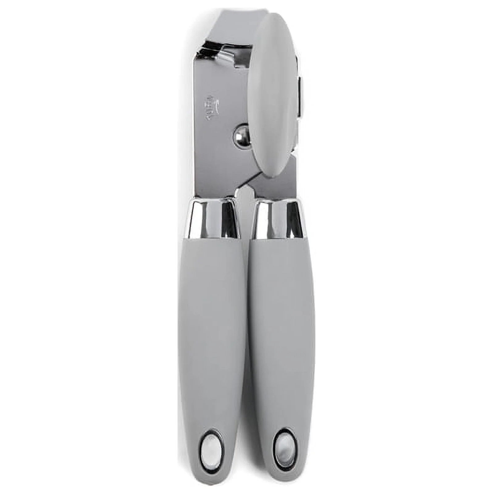 1 Pc, Core Kitchen Gray Silicone/Stainless Steel Manual Can Opener