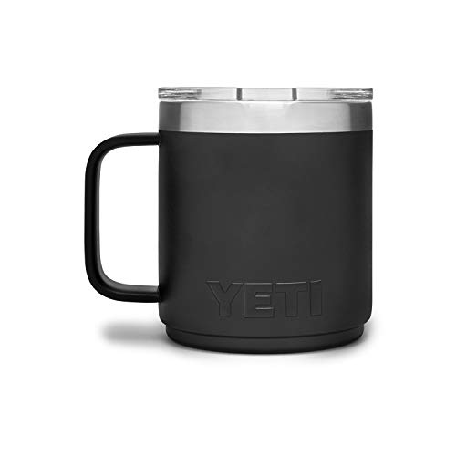 YETI Rambler 10 oz Stackable Mug, Vacuum Insulated, Stainless Steel with MagSlider Lid, Stainless