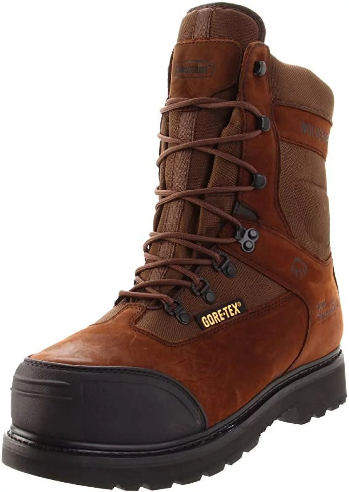 Wolverine Men's Big Sky Gore 8 Boot, Brown/Maxi Brown, 12 4E(XW) US