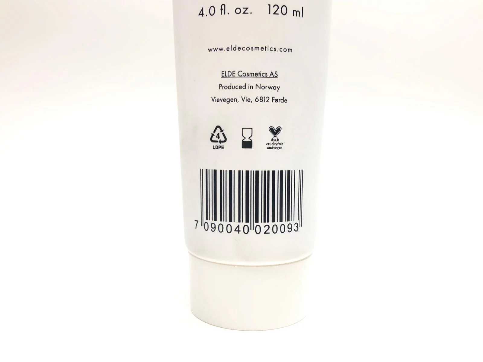 Elde Creamy Cleanser, 4.0 fl oz/120 ml (New product, but WITHOUT PACKAGING)