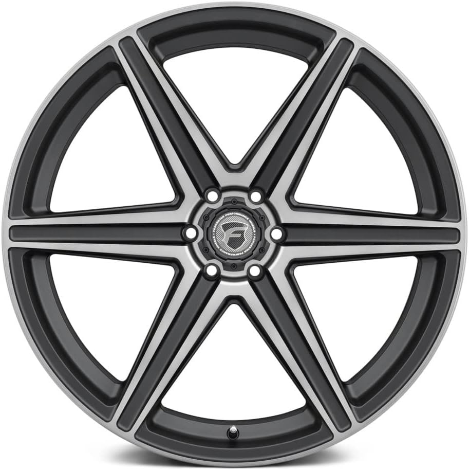 Forgestar X6 Custom Wheel - 24x10, 25 Offset, 6x135 Bolt Pattern, 87.1mm Hub - Satin Black Machined DDT Rim