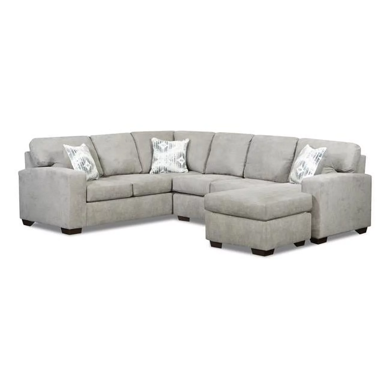 Neo Living  Madeline Corner Sectional with Right Facing Chaise, Gray