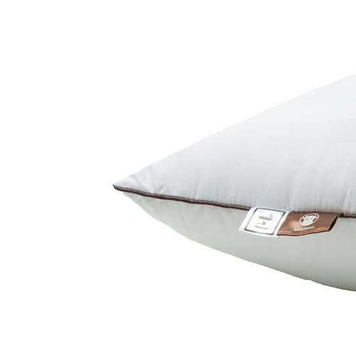 Premium 2-Pack Sleeping Pillow, Bed Pillow, Super Soft Down Alternative with Washable Covers, Microfiber Filling, Set of 2 (White, Queen)