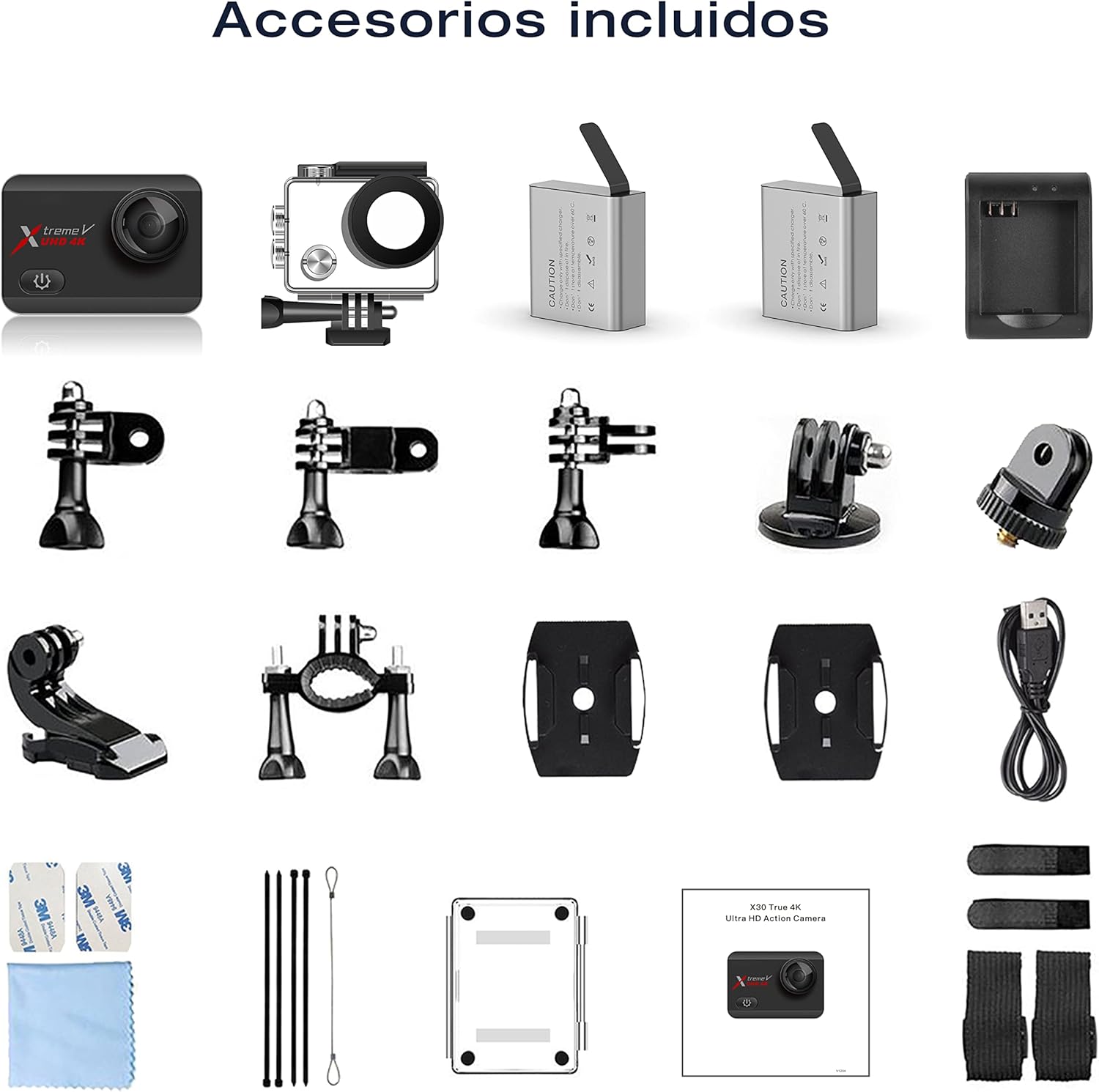 4K 60fps 20MP Underwater Action Camera Touch Screen WiFi 131feet Waterproof Camera Camcorder 170�� Wide Angle Stabilizer Camera with 2x1350mAh Rechargeable Batteries and Accessories Kit