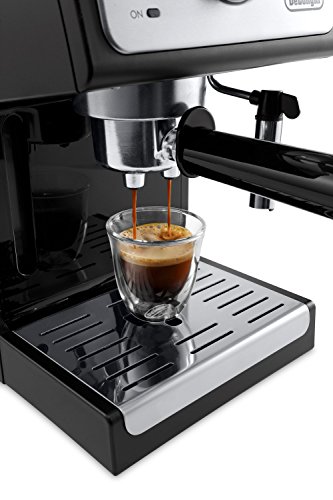 De'Longhi A-3220-RMB Espresso Cappuccino Maker Manual Frother, 9.6 x 7.2 x 11.9, Black
