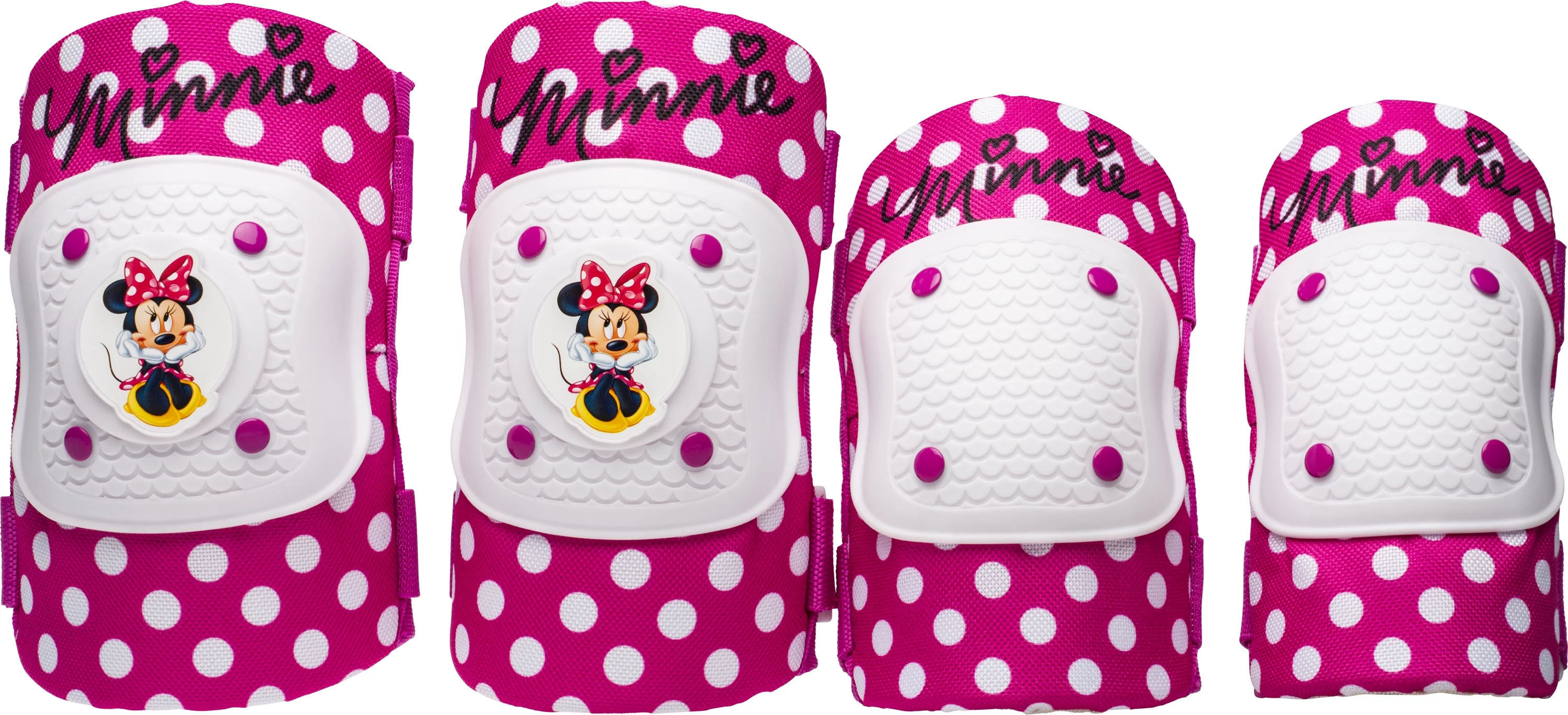 Disney Minnie Mouse Elbow & Knee Pad Set with Bike Bell Value Pack