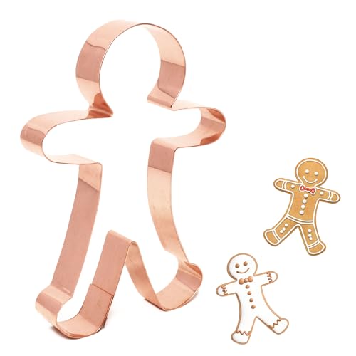 The Fussy Pup Gingerbread Man Cookie Cutter 5 Inch Handcrafted in USA