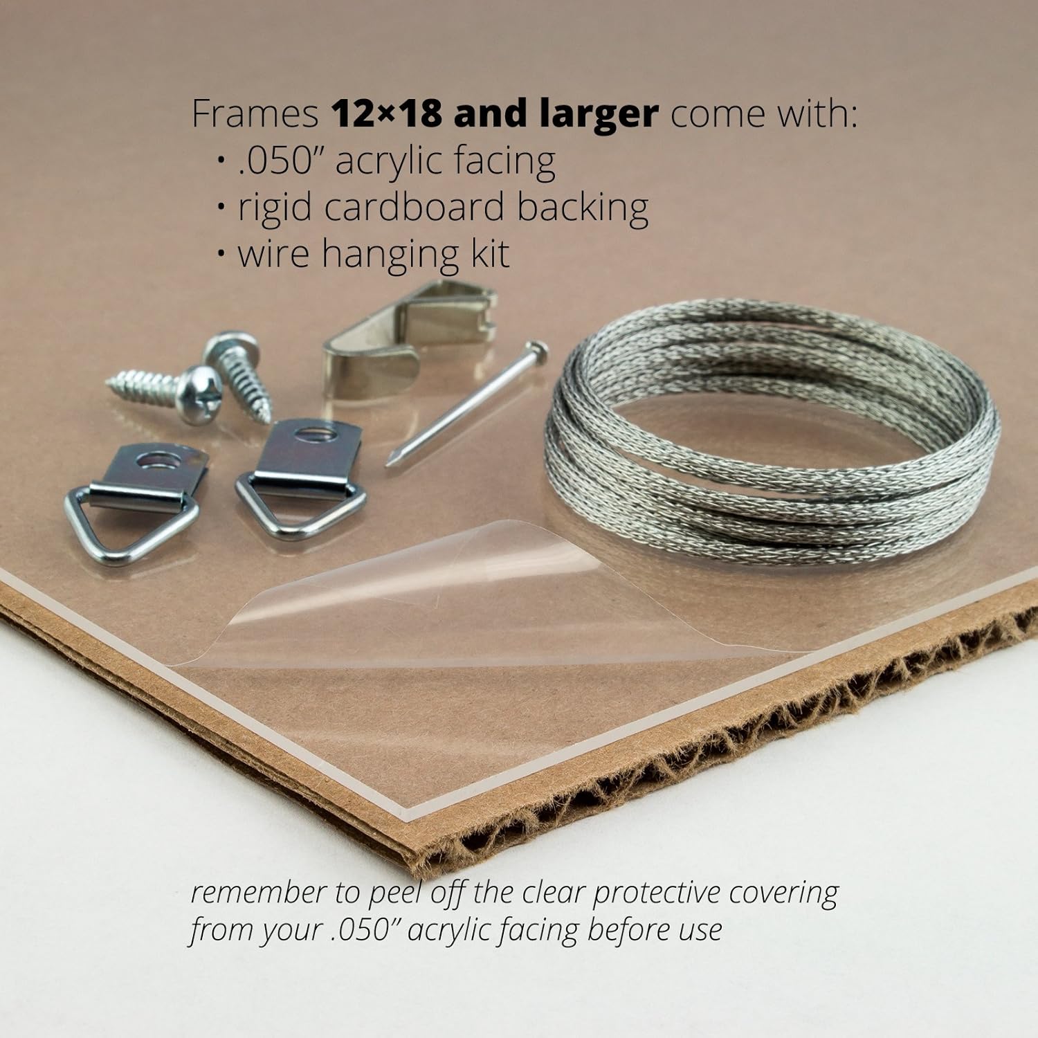 Craig Frames 1WB3BK 20 by 30-Inch Picture/Poster Frame, Smooth Finish, 1-Inch Wide, Matte Black