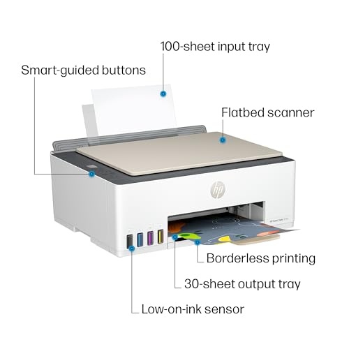 HP Smart Tank 5101 Wireless All-in-One Ink Tank Printer with up to 2 years of ink included (1F3Y0A)