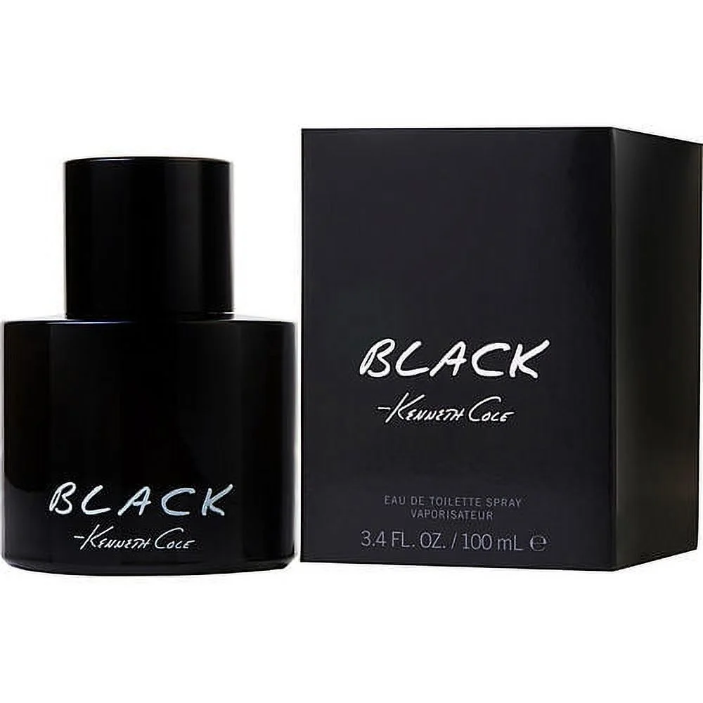 KENNETH COLE BLACK by Kenneth Cole 3.4 oz EDT Spray for Men - Sophistication & Freshness