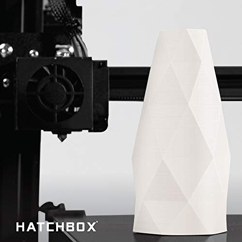 HATCHBOX 1.75mm Black PLA 3D Printer Filament, 1 KG Spool, Dimensional Accuracy +/- 0.03 mm, 3D Printing Filament