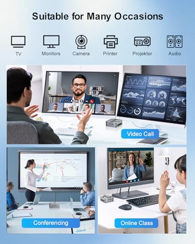 Mini PC W-11, Mini-PC with Intel CPU N150(up to 3.6GHz), 16 GB DDR4 RAM 512 GB M.2 SSD Micro Gaming PC, 4K Dual Display, HDMI 2.0/DP, USB 3.0/WiFi 5/BT 5, Fit Office Home School