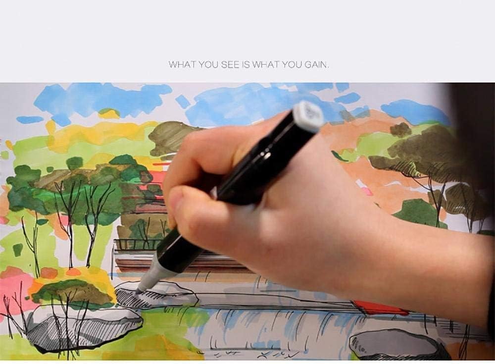 168 Colors Alcohol Markers Dual Tips Permanent Art Pen for Kids & Adult, Alcohol-Based Highlighter Sketch Markers for Painting, Coloring, Sketching and Drawing