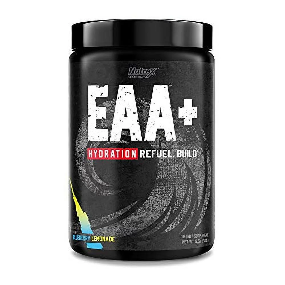 Nutrex EAA Hydration | Muscle Recovery, Strength | Blueberry Lemonade 30 Servings