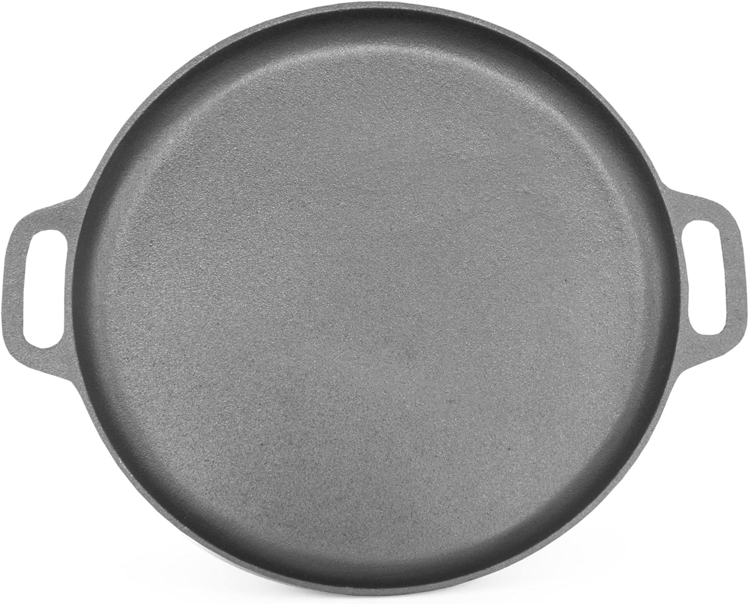 Pre-Seasoned Cast-Iron Griddle/Pizza Pan, 14