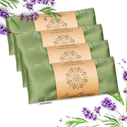 Christmas Weighted Eye Mask for Sleeping, Lavender Aromatherapy Microwave Hot Eye Mask- Moist Heat Eye Compress, Eye Pillow for Yoga, Meditation, and Headache Relief, Relaxation Xmas Gift for Women