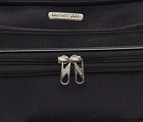 American Tourister Pop Max Softside Luggage with Spinner Wheels, Purple, 3-Piece Set (21/25/29)