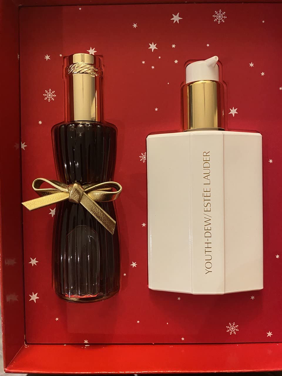 ESTEE LAUDER YOUTH-DEW RICH LUXURIES 2PC SET (2.25 OZ EDP SPRAY + 3.12 OZ BODY SATINEE)